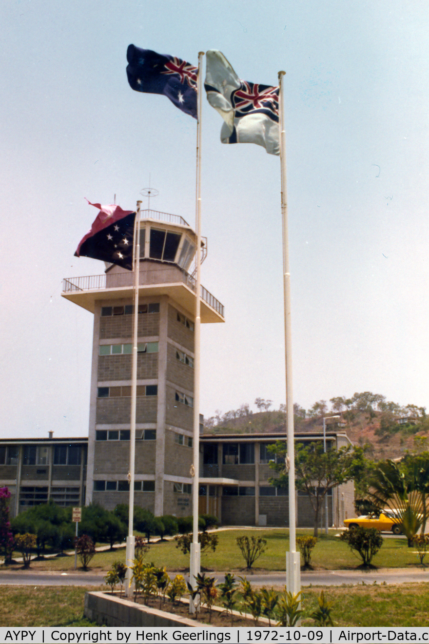 Port Moresby/Jackson International Airport, Port Moresby Papua New Guinea (AYPY) - Port Moresby Airport  , Papua New Guinea, Oct 1972

Photo scanned from original