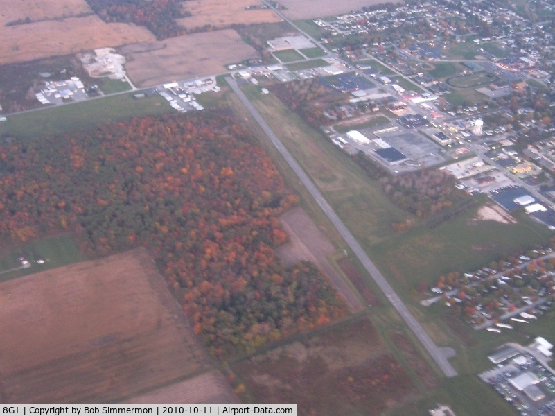 Willard Airport (8G1) - Looking WNW from about 2500'