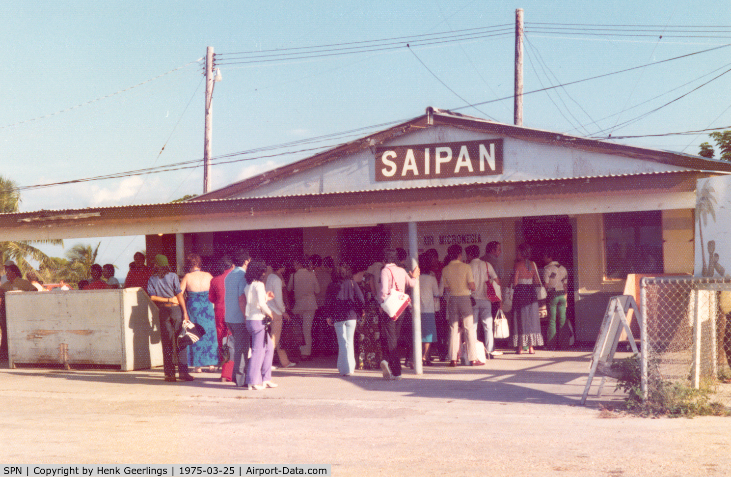 Saipan International Airport (Francisco C. Ada), Saipan Island Northern Mariana Islands (SPN) - Saipan , March '75