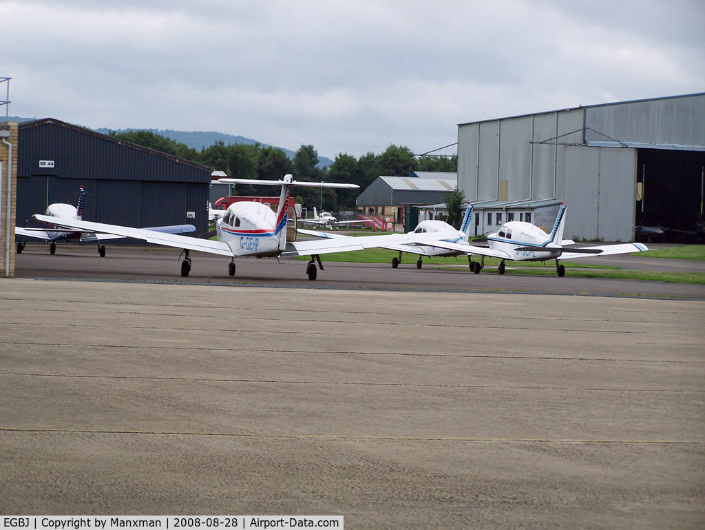 Gloucestershire Airport, Staverton, England United Kingdom (EGBJ) - One of the GA Ramps at GLO