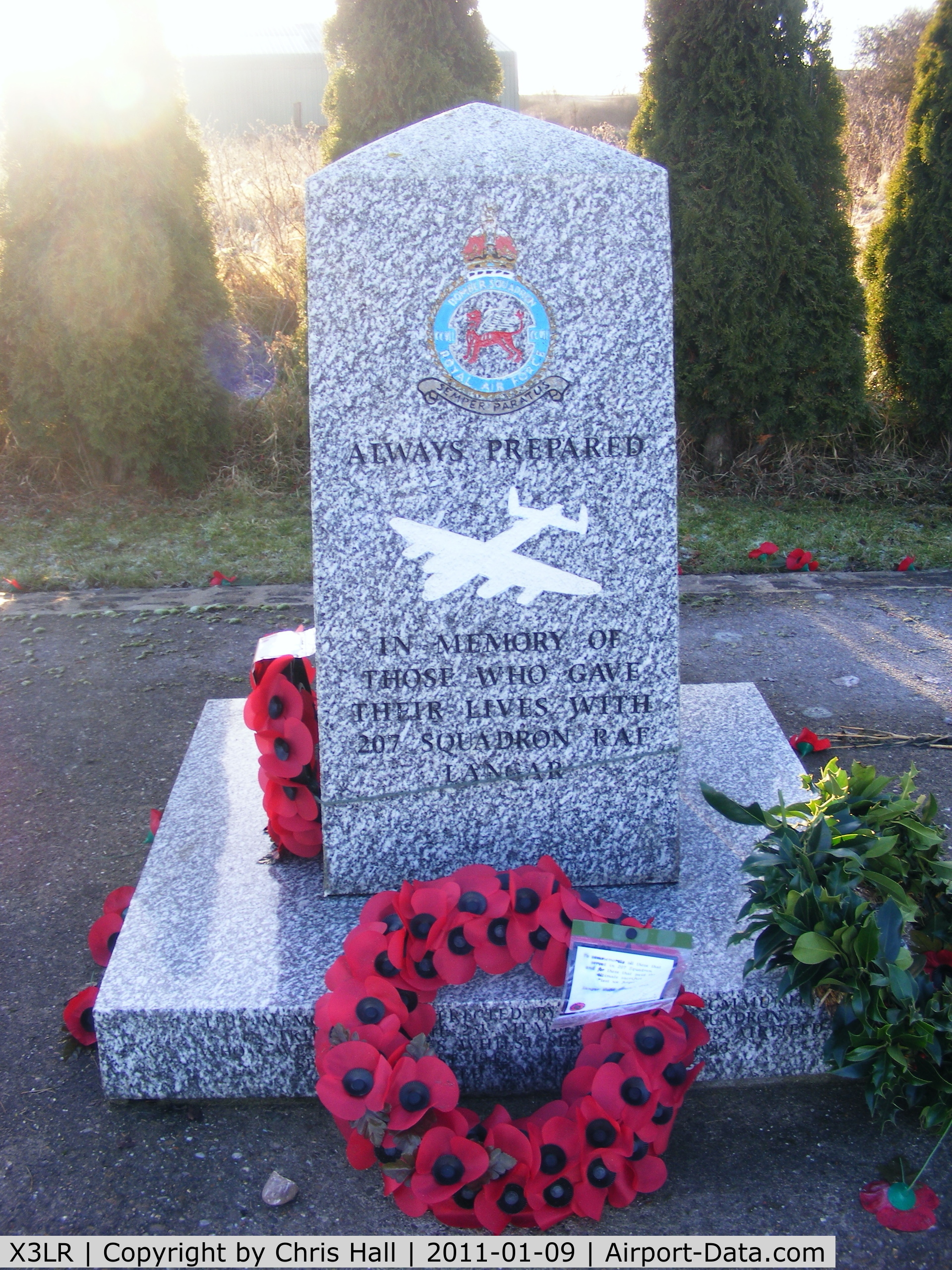 X3LR Airport - at the entrance of former RAF Langar