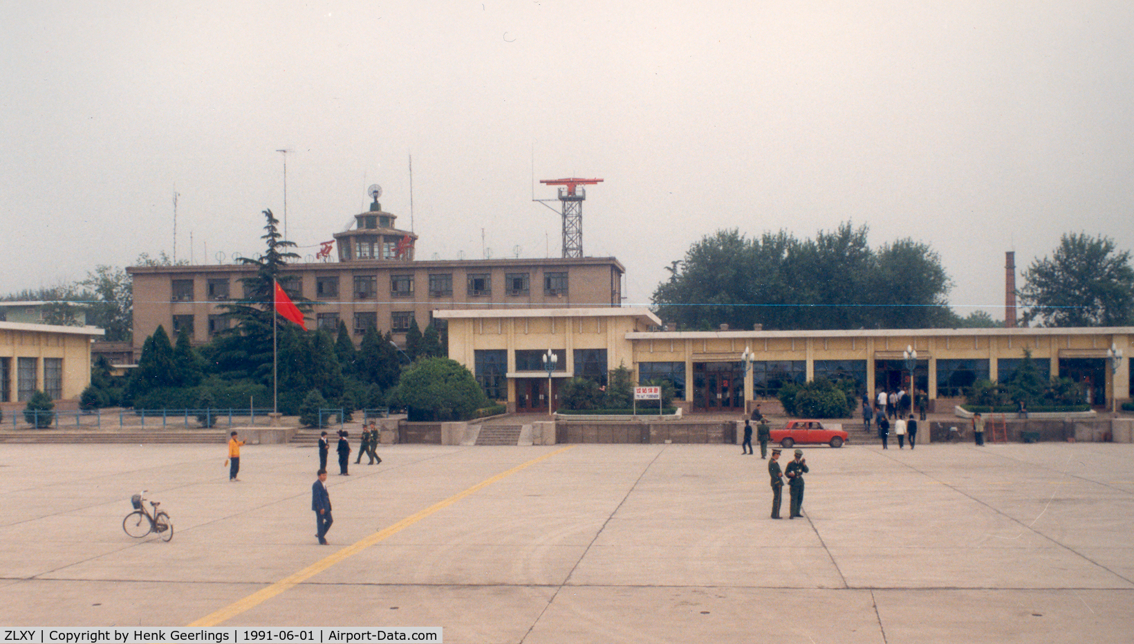 Xi'an Xianyang International Airport, Xi'an, Shaanxi China (ZLXY) - Xian Airport , China , June 1991