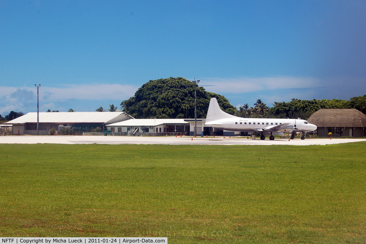 Fua?amotu International Airport, Nuku?alofa, Tongatapu Tonga (NFTF) - Domestic ramp at Nuku'alofa. See the beautiful Convair 580 (ZK-CIF), operating on the last scheduled passenger services of this type (along with parent company's Air Chathams, operating ZK-CIB on flights between NZ and the Chatham islands).