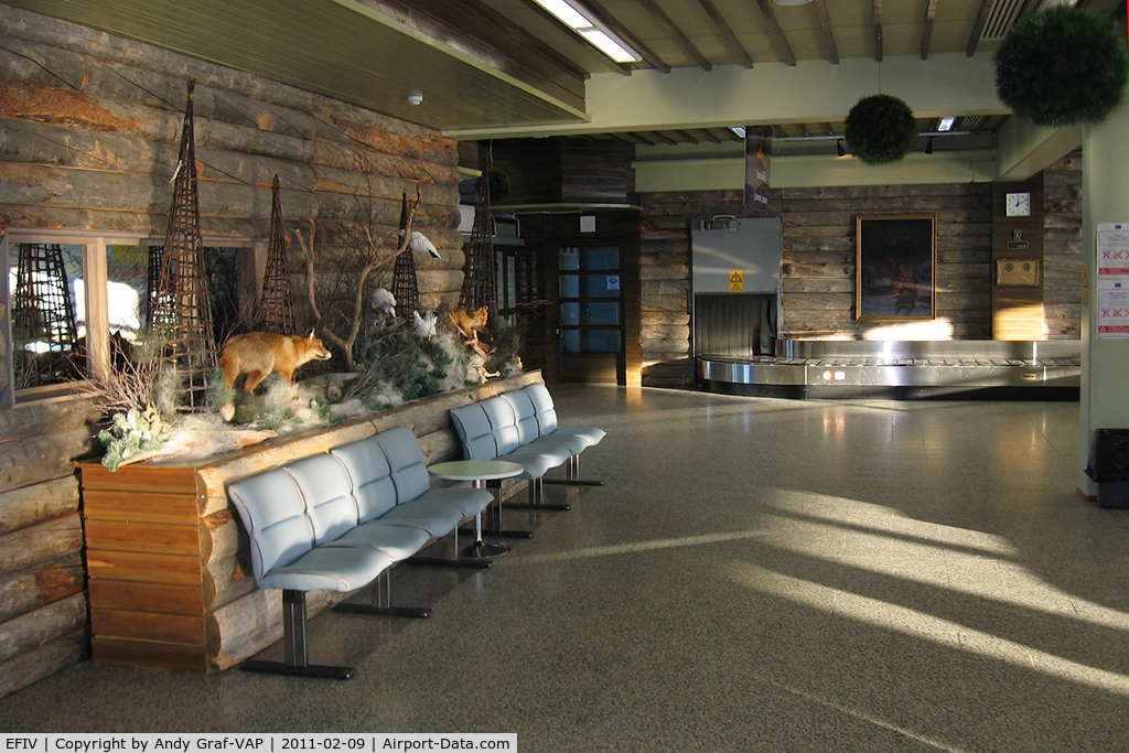 Ivalo Airport, Ivalo / Inari Finland (EFIV) - Arrival hall at Ivalo Airport
