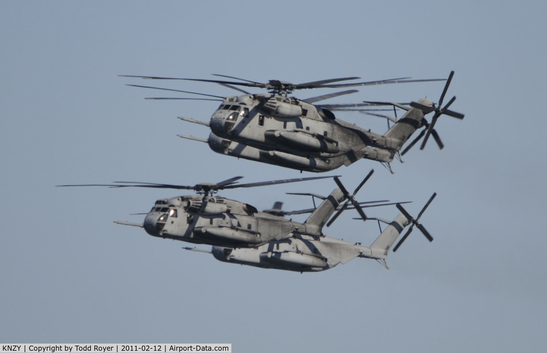 North Island Nas /halsey Field/ Airport (NZY) - The big boys of Marine helicopters