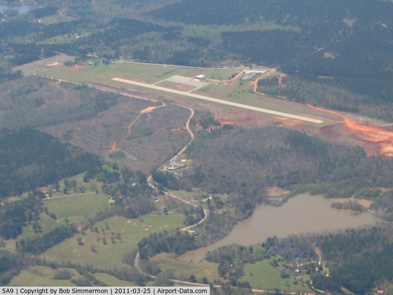 Roosevelt Memorial Airport (5A9) - Looking SW from 3000'