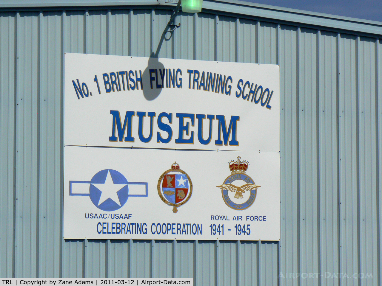 Terrell Municipal Airport (TRL) - Museum at Terrell, TX  - WWII training base. 