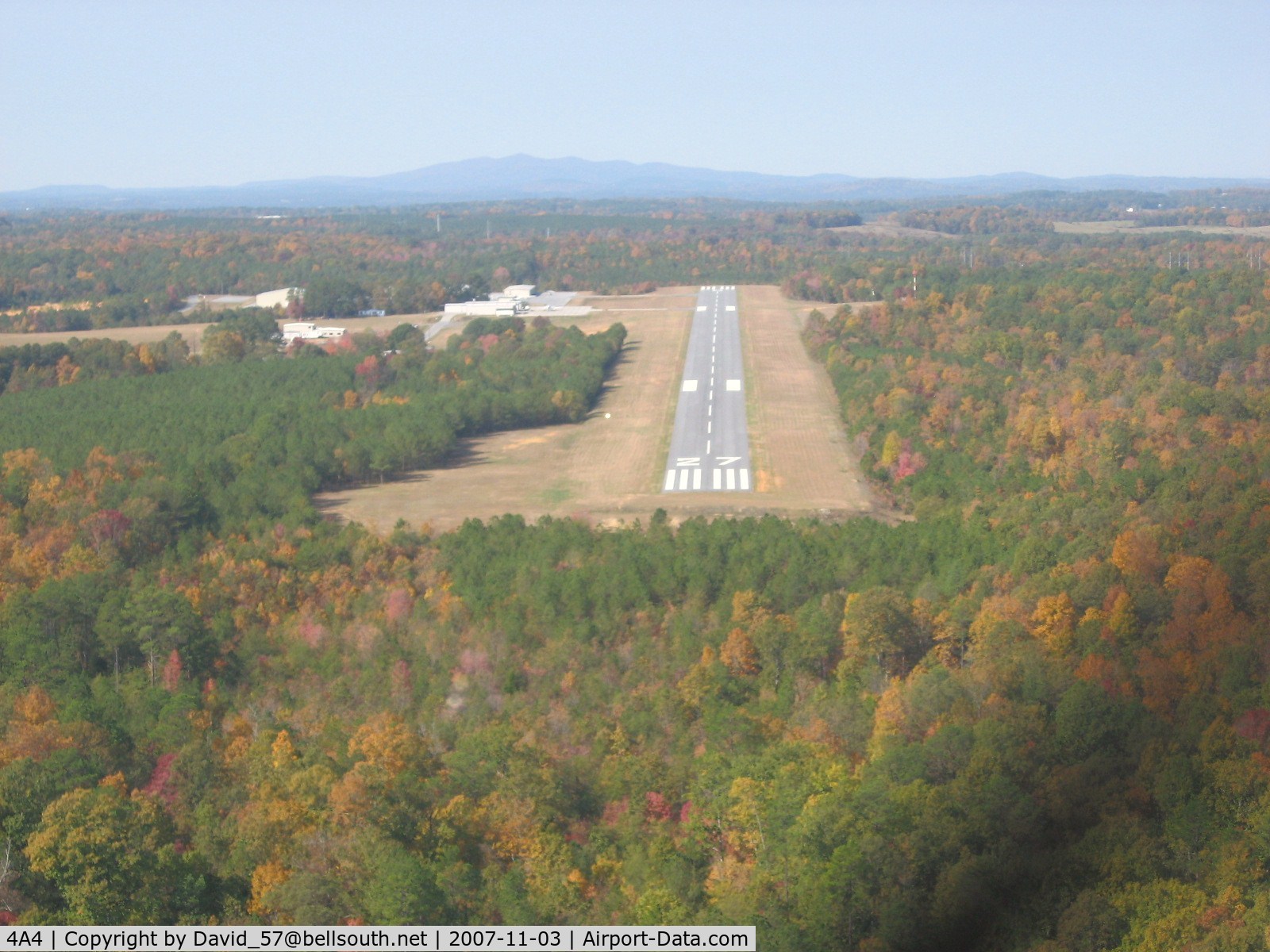 Polk County Airport- Cornelius Moore Field Airport (4A4) - On final for 27 at Cedartown 