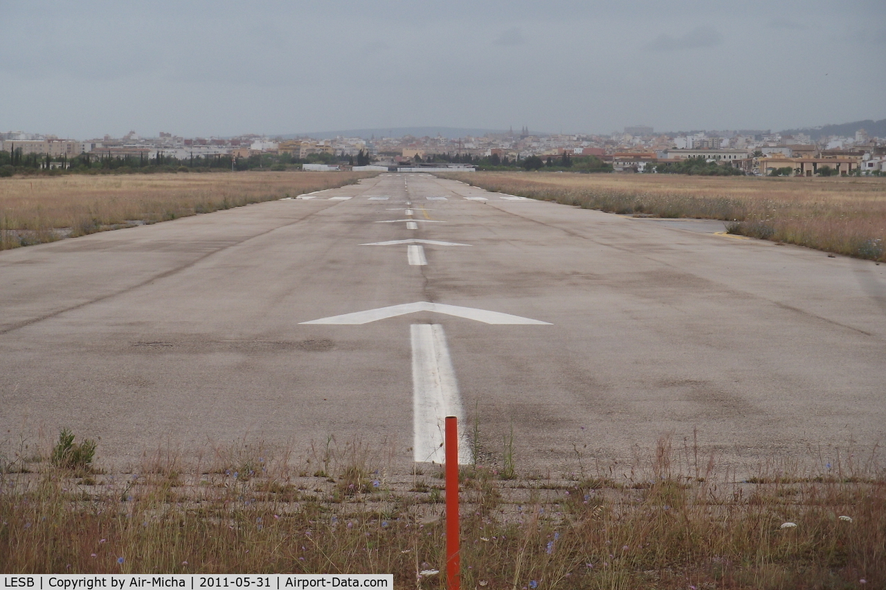 Son Bonet Aerodrome Airport, Palma de Mallorca Spain (LESB) - Runway 24 of Son Bonet Aerodrome, Palma de Mallorca, Spain