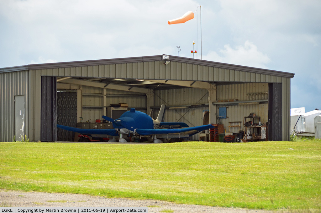 Challock Airport, Challock, England United Kingdom (EGKE) - WHERE THEY KEEP THE MOWER!