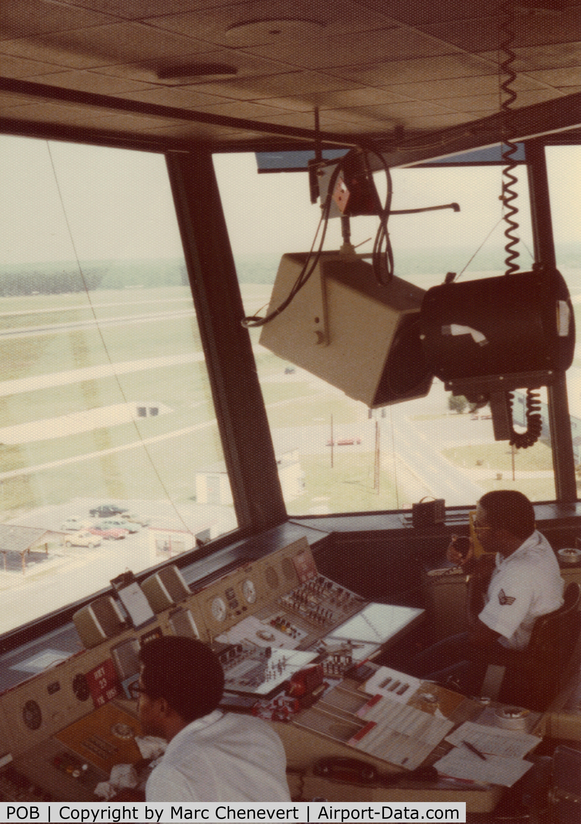 Pope Aaf Airport (POB) - My tower crewmates - August 1979