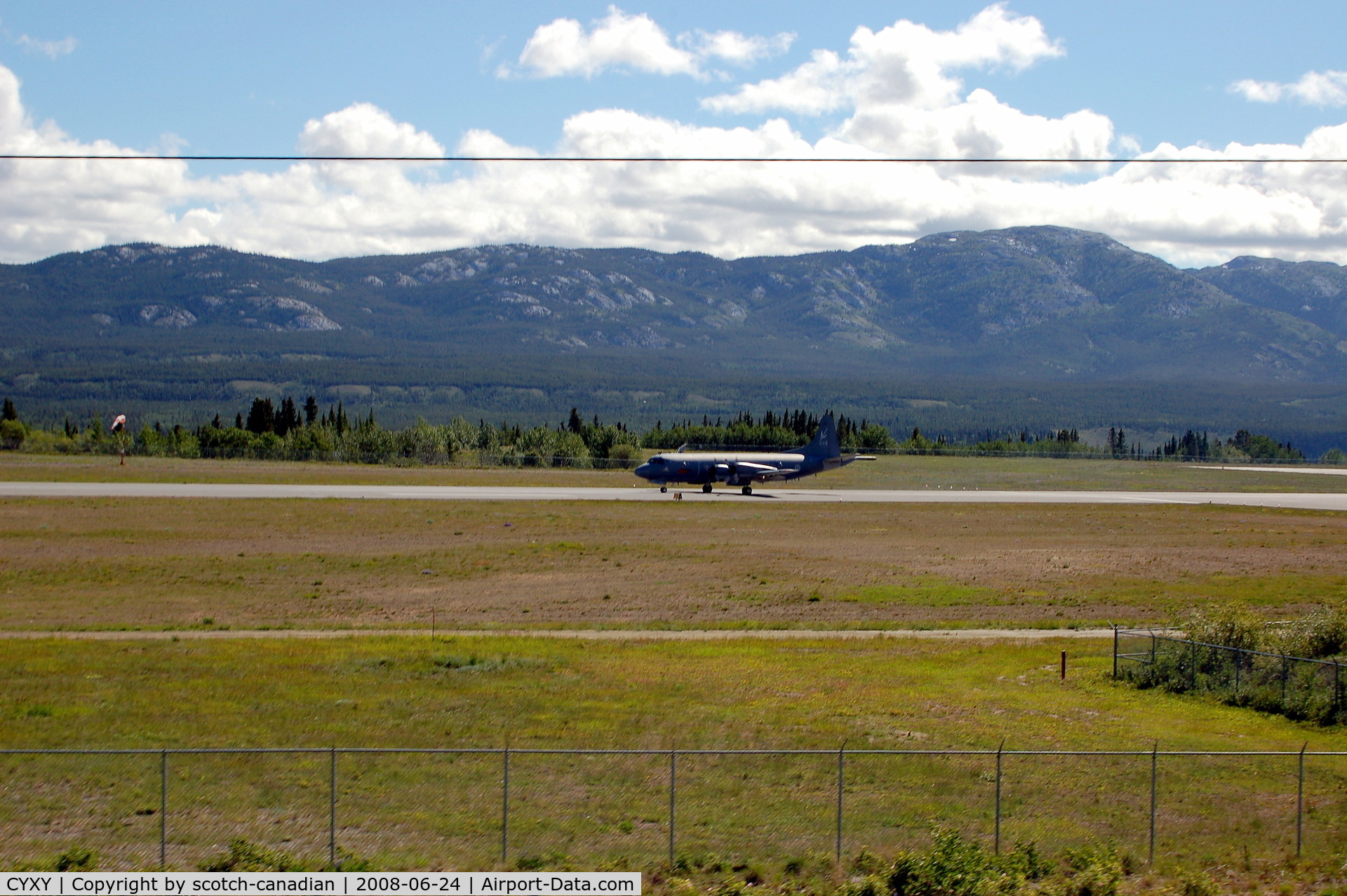 Whitehorse International Airport, Whitehorse, Yukon Canada (CYXY) - Canadian Forces Lockheed Martin CP-140 
