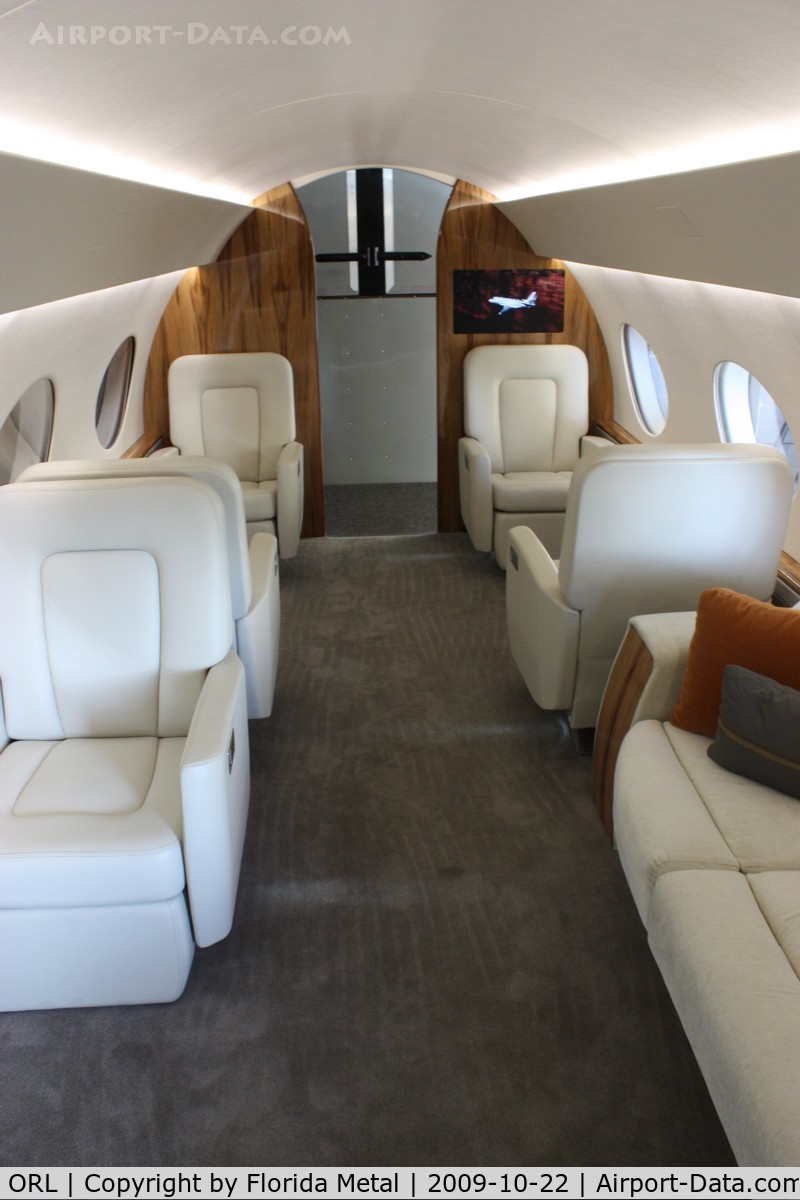 Executive Airport (ORL) - Gulfstream 650 mock up cabin