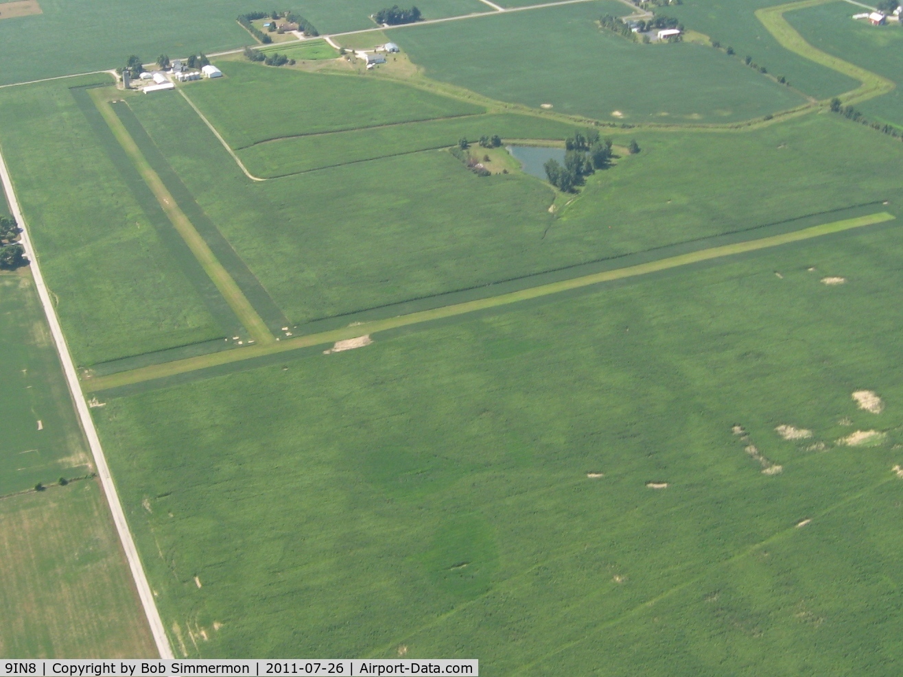 Green Field Airport (9IN8) - Looking south from 2500'