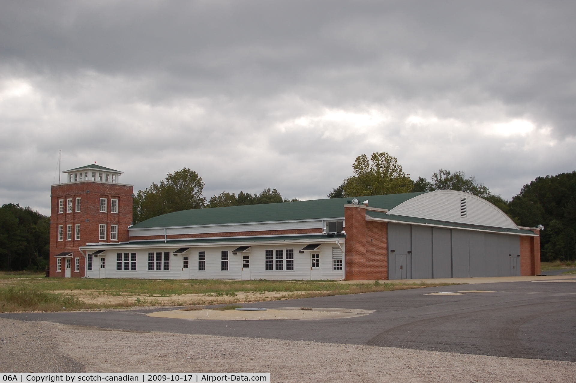 Moton Field Municipal Airport (06A) - Hangar No. 2 and Control Tower, Tuskegee Airman National Historic Site, Moton Field Municipal Airport, Tuskegee, AL