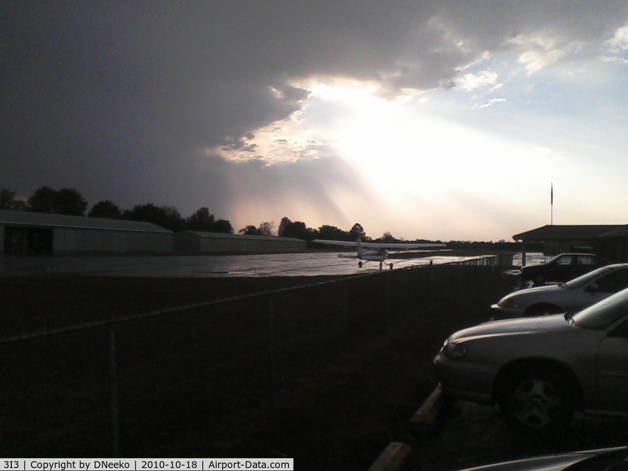 Sky King Airport (3I3) - after a big squall passed through