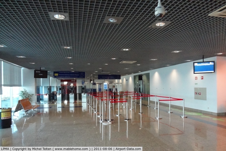 Madeira Airport (Funchal Airport), Funchal, Madeira Island Portugal (LPMA) - Immigration area