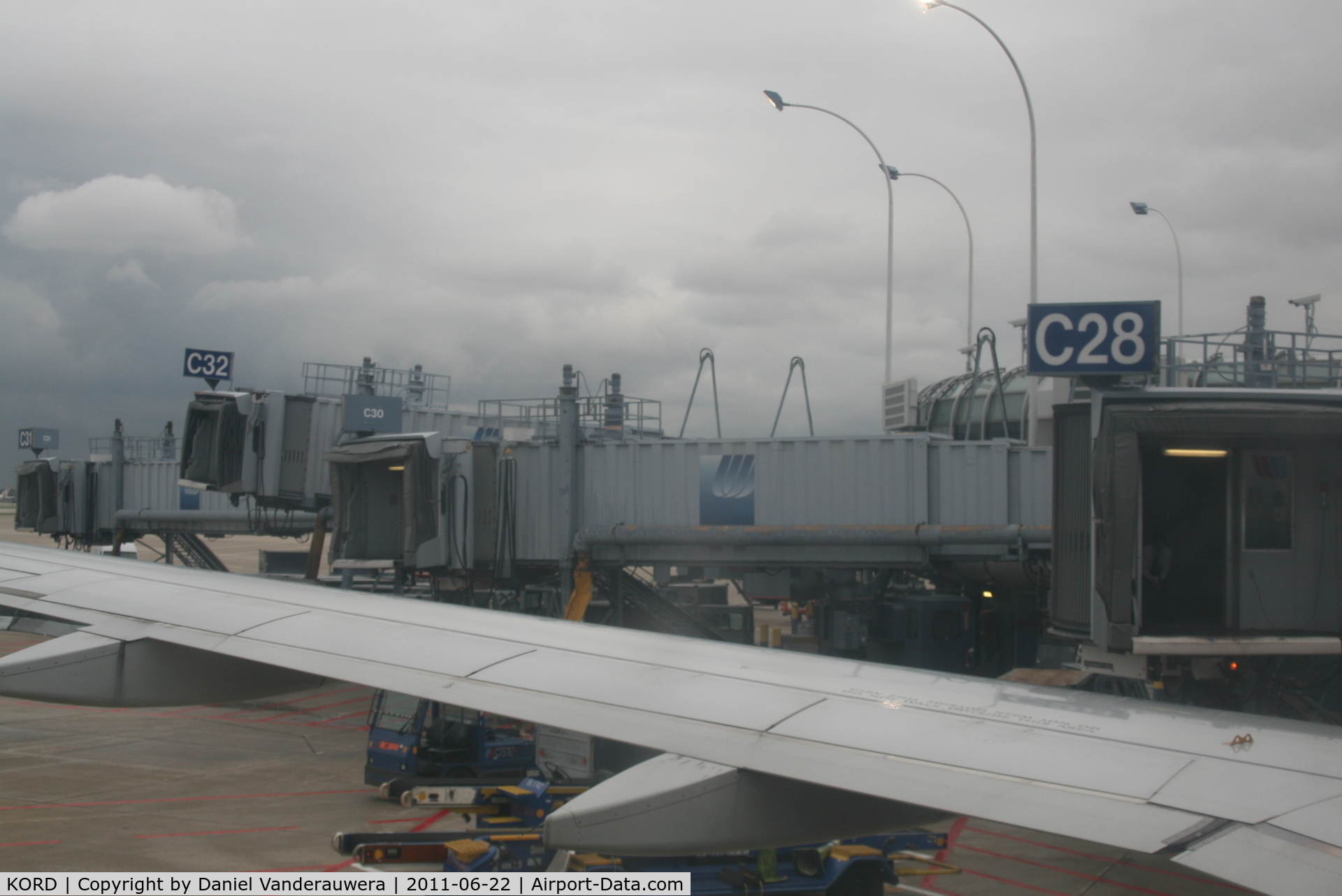 Chicago O'hare International Airport (ORD) - Gates  -  UA  terminal