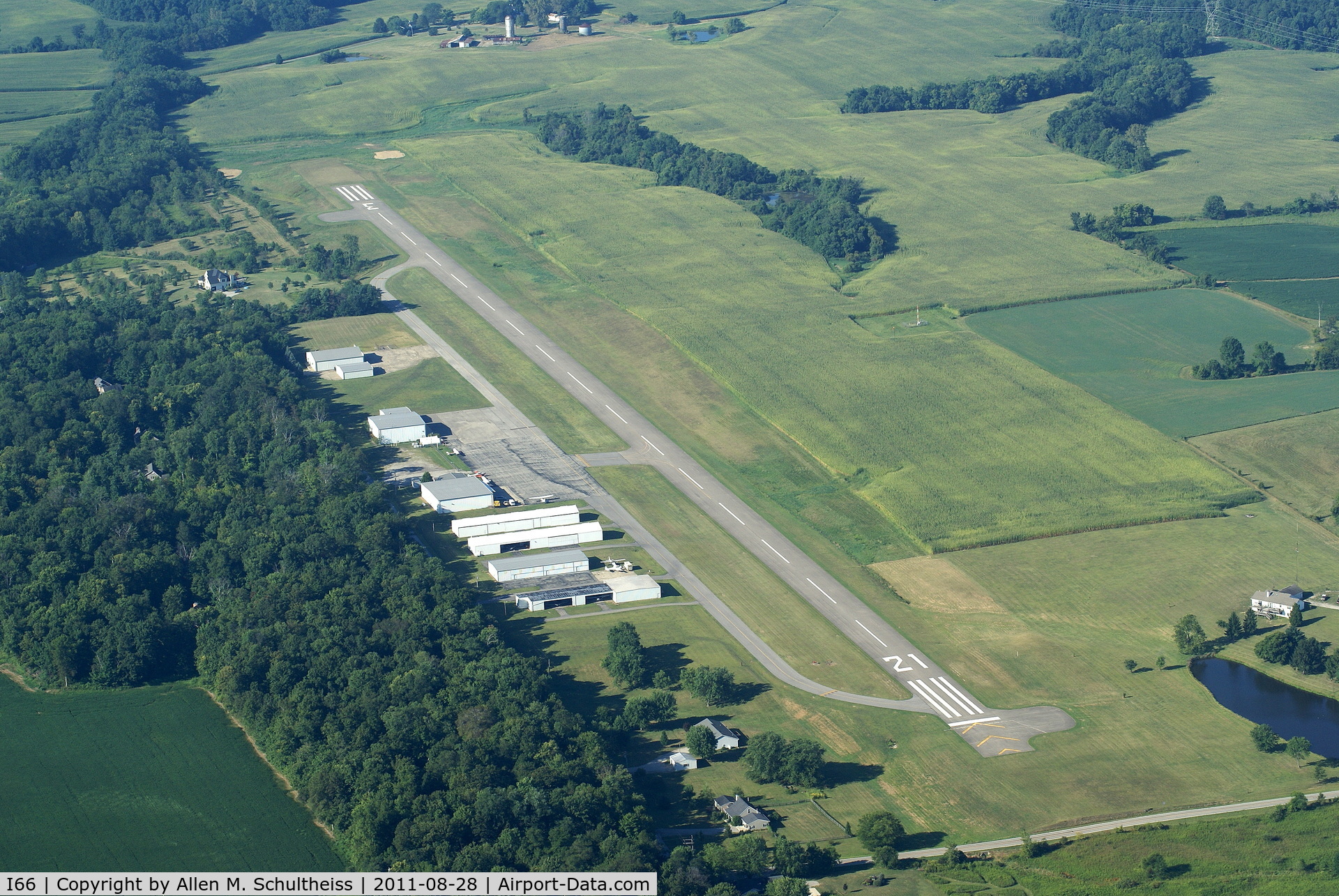 Clinton Field Airport (I66) - On a clear morning....