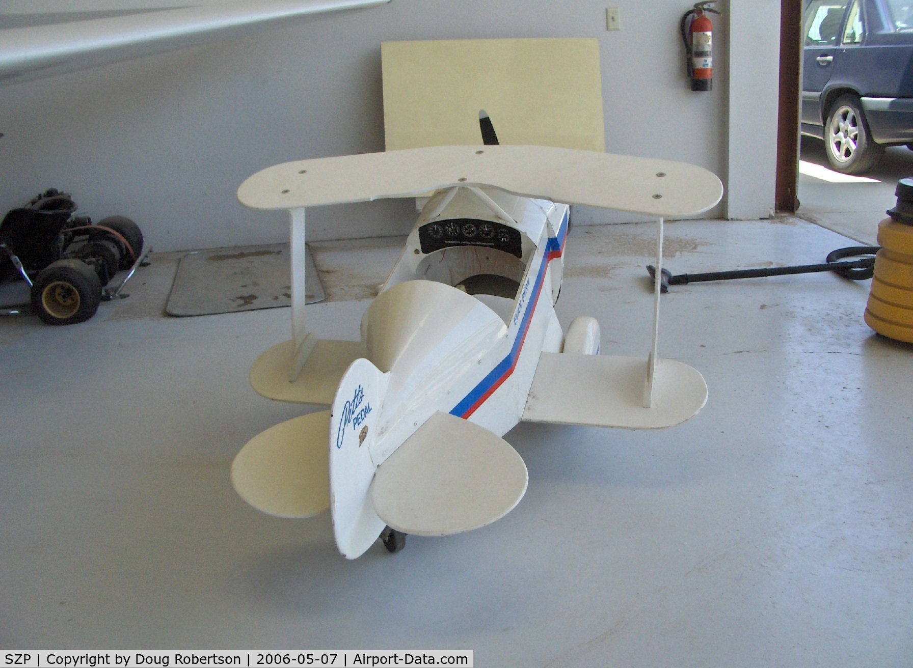 Santa Paula Airport (SZP) - PITTS Pedal 'Byrnster' biplane, full panel, steerable tail wheel, 4 year old power