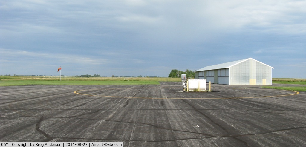 Herman Municipal Airport (06Y) - The hangars at Herman Municipal Airport (06Y) in Herman, MN.