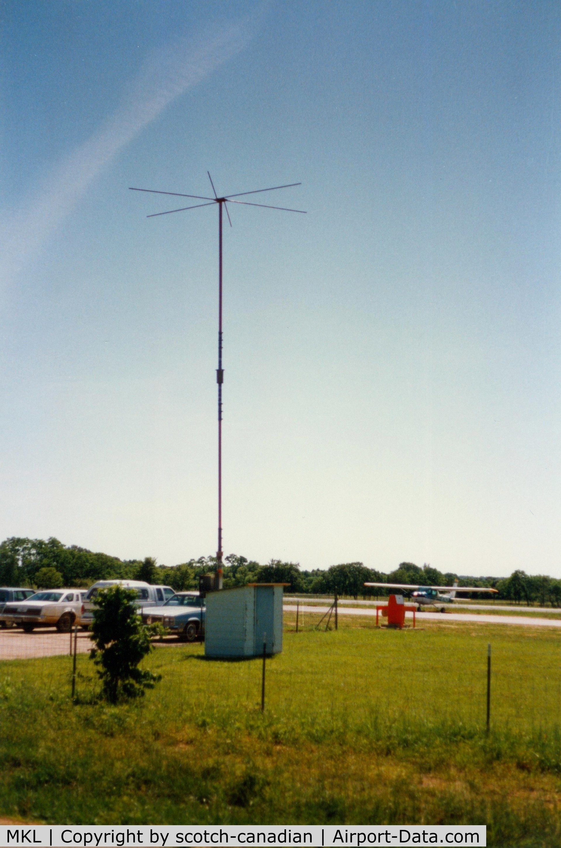 Mc Kellar-sipes Regional Airport (MKL) - Non-Directional Beacon (NDB) at McKellar-Sipes Regional Airport, Jackson, TN - May 1990