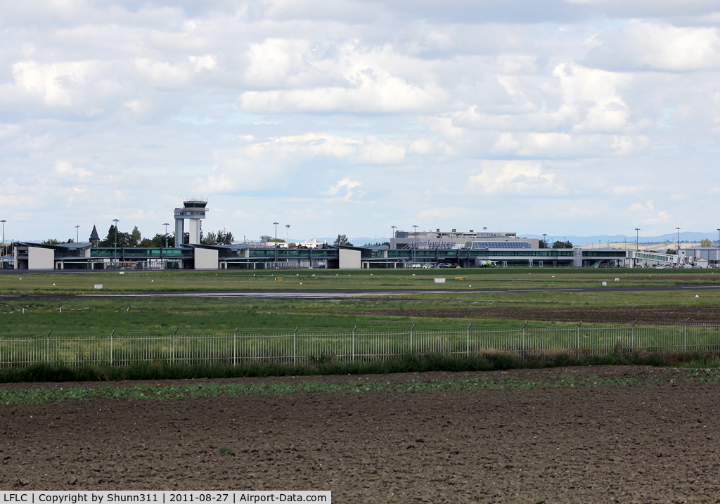 Clermont-Ferrand Auvergne Airport, Clermont-Ferrand France (LFLC) - Overview of the airport...