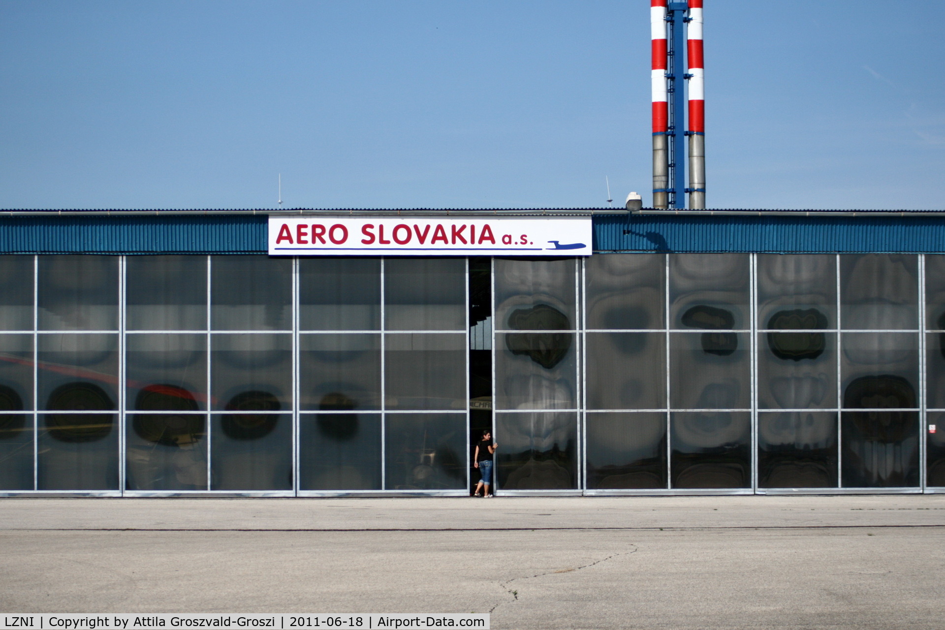 LZNI Airport - Nitra Janikovce Airport - Slovakia (Slovak Republik) SK - Aero Slovakia a.s. hangar