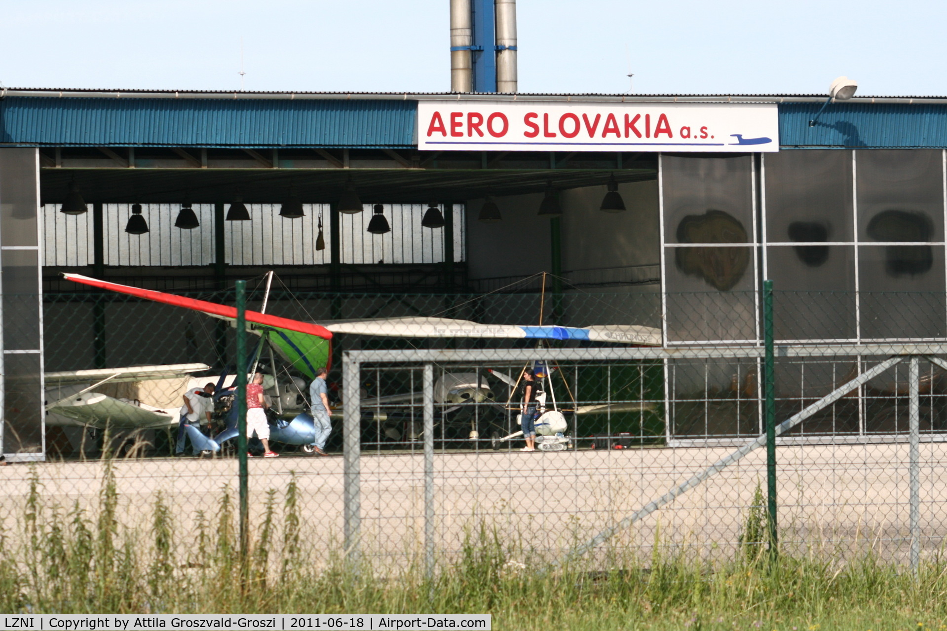 LZNI Airport - Nitra Janikovce Airport - Slovakia (Slovak Republik) SK - Aero Slovakia a.s. hangar