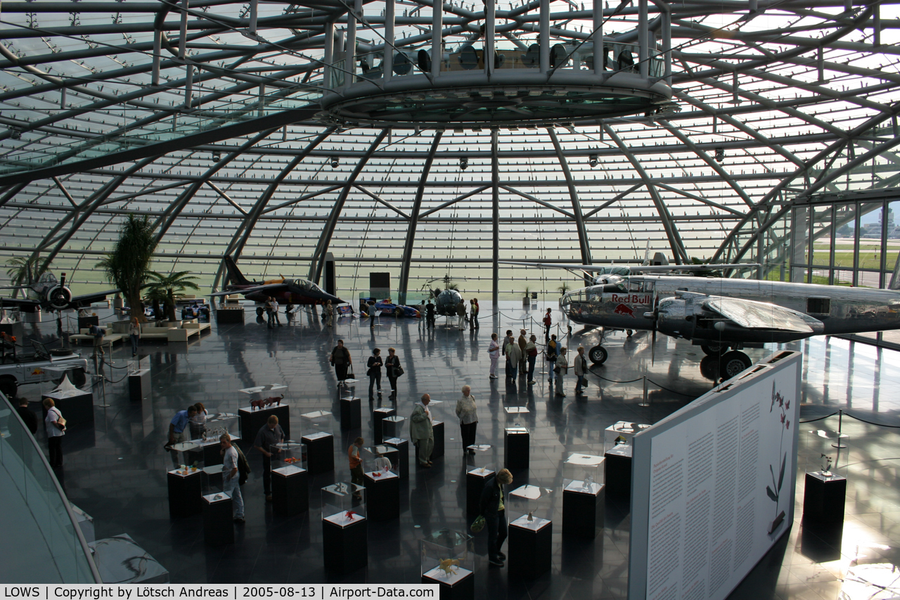 Salzburg Airport, Salzburg Austria (LOWS) - open for public. Flying Bulls Homebase, Hangar 7