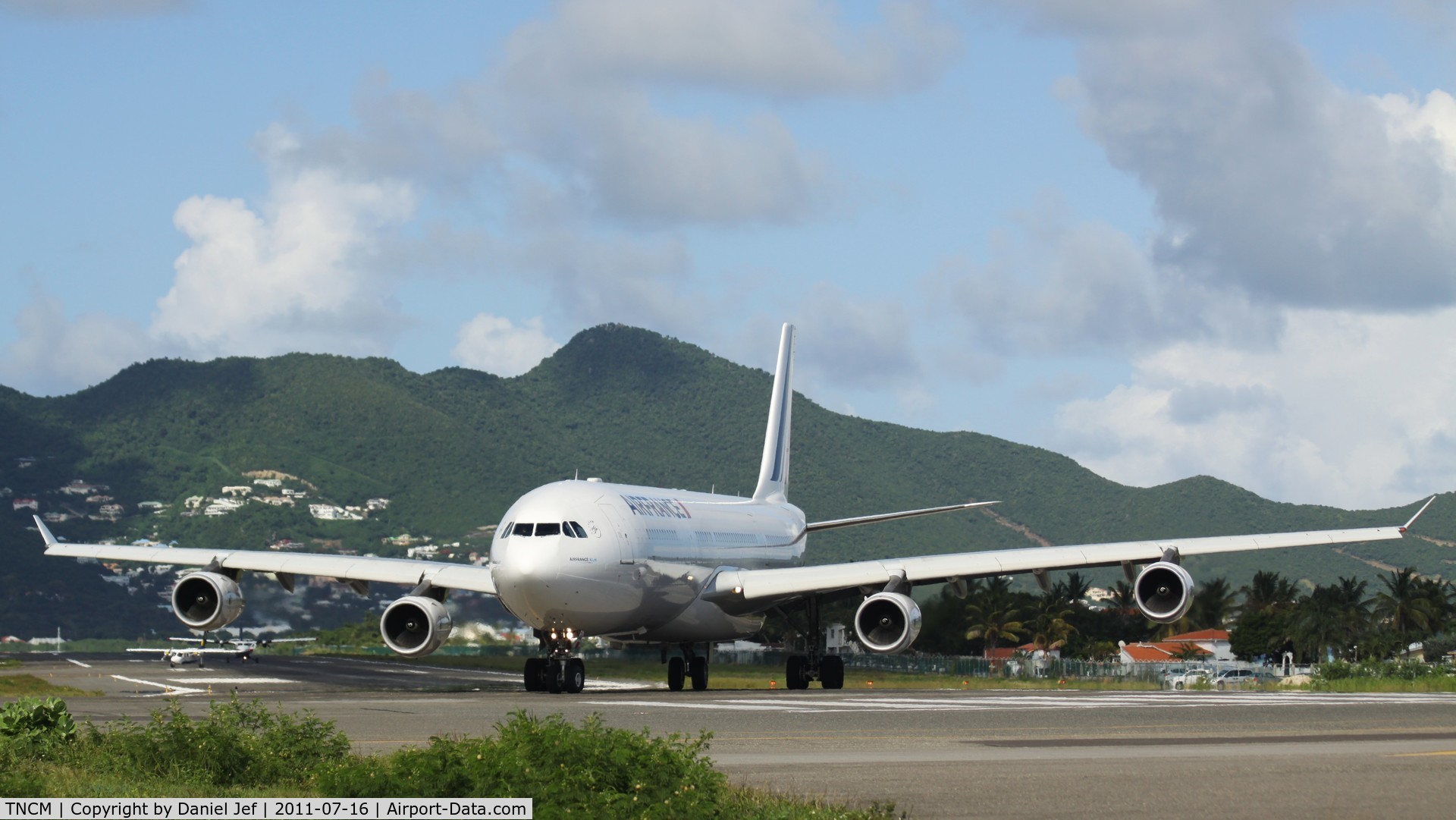 Princess Juliana International Airport, Philipsburg, Sint Maarten Netherlands Antilles (TNCM) - 3 X 3 we back track at TNCM