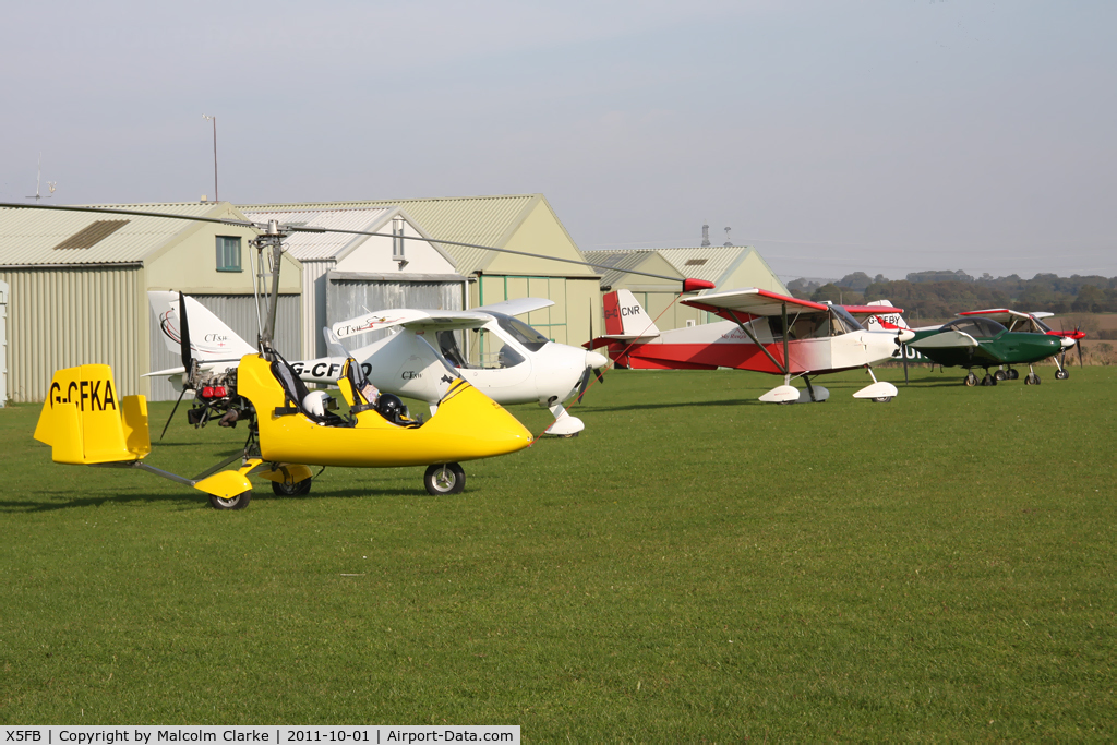 X5FB Airport - Fishburn Airfield, UK in October 2011.