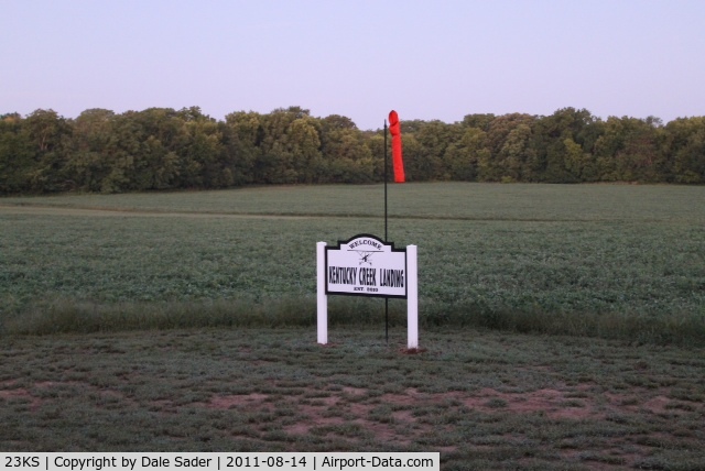 Kentucky Creek Landing Airport (23KS) - photo  KENTUCKY CREEK LANDING
