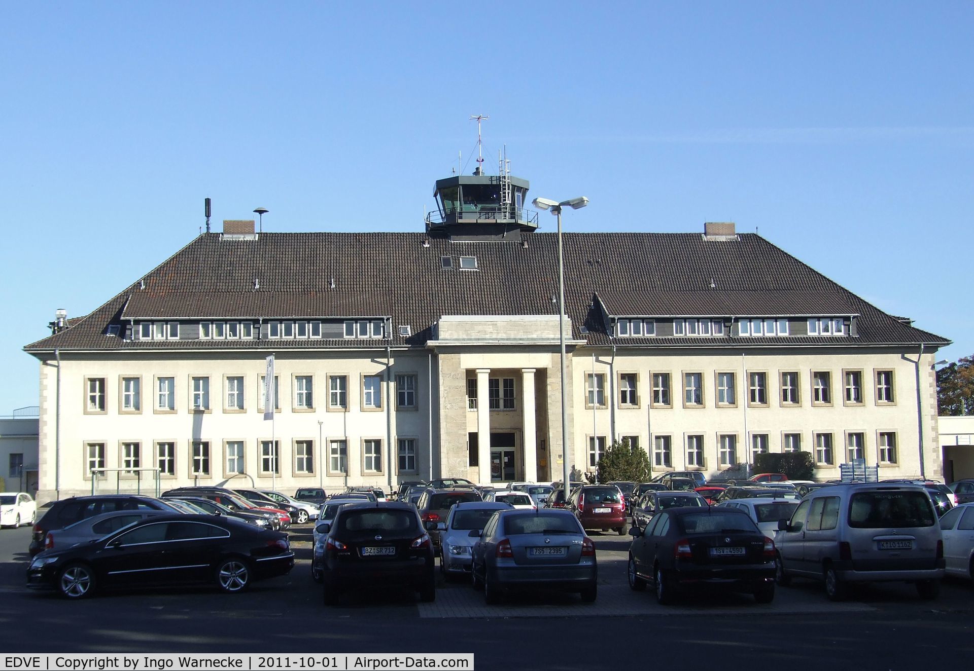 Braunschweig-Wolfsburg Regional Airport, Braunschweig, Lower Saxony Germany (EDVE) - the main terminal building (inaugurated May 1939) at Braunschweig-Waggum airport
