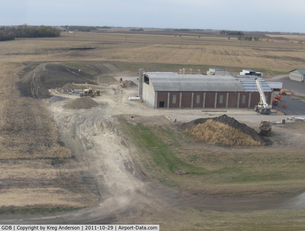 Granite Falls Muni/lenzen-roe Memorial Fld Airport (GDB) - New hangar going up at Granite Falls Municipal Airport in Granite Falls, MN.