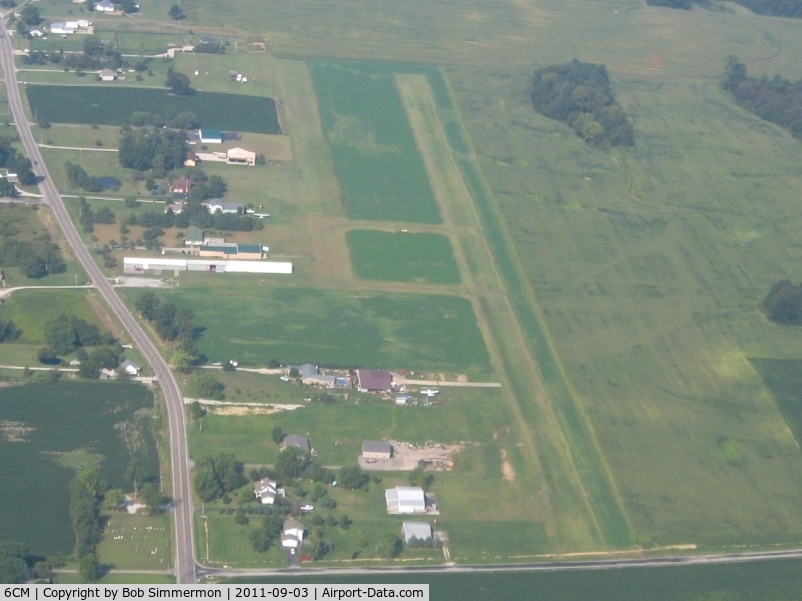 Chapman Memorial Field Airport (6CM) - Looking west