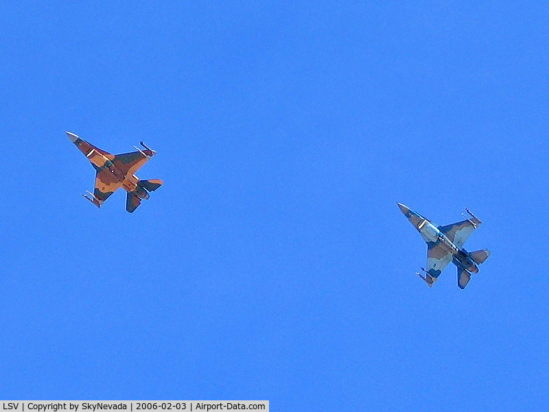 Nellis Afb Airport (LSV) - 'Aggressors' returning from Red Flag