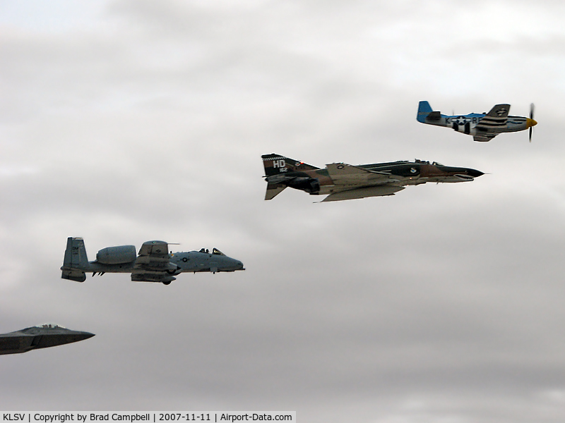 Nellis Afb Airport (LSV) - Why I didn't bother with too many in-flight group shots - too dark!