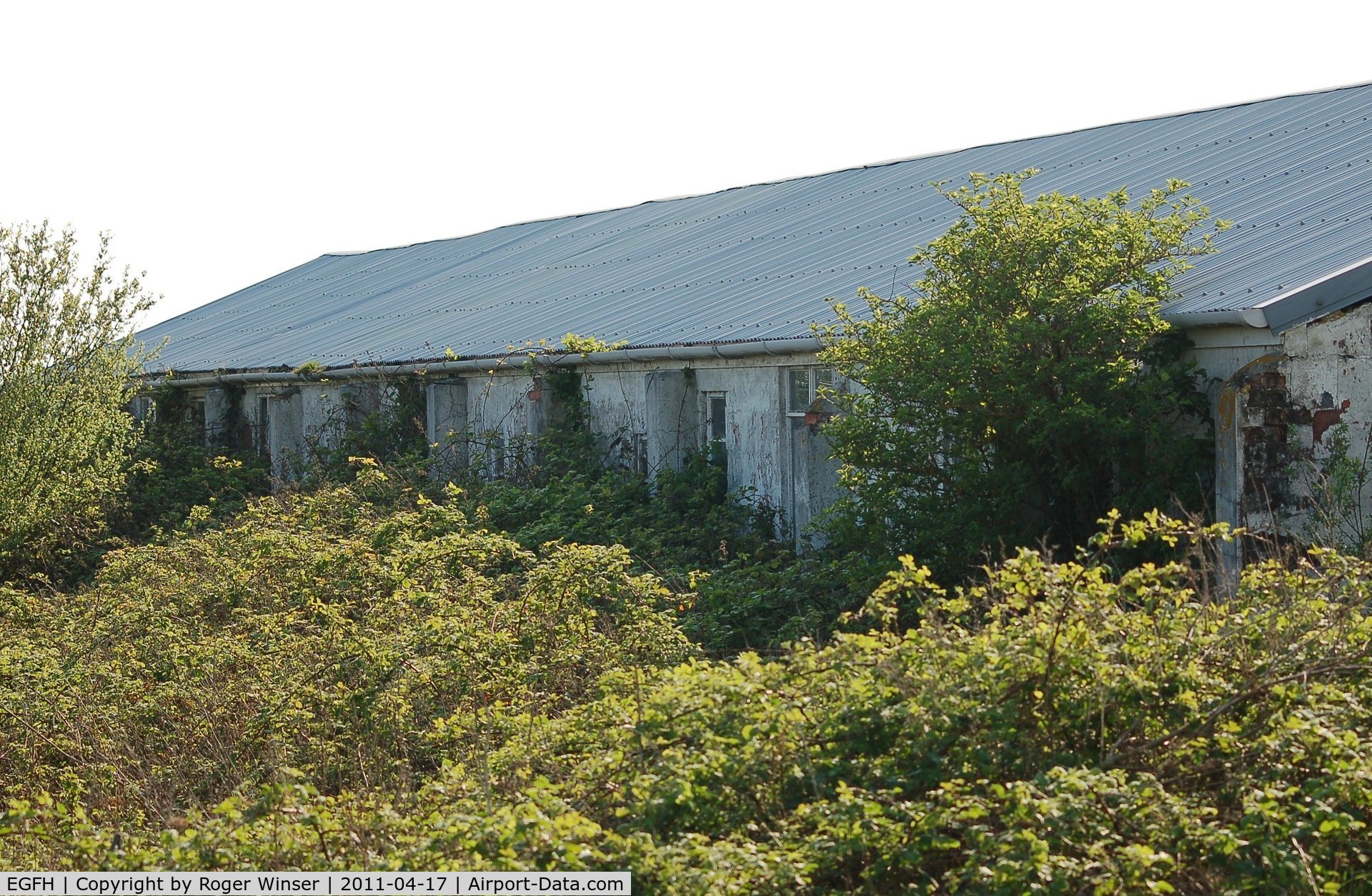 Swansea Airport, Swansea, Wales United Kingdom (EGFH) - Former RAF Squadron Offices built in 1941. 