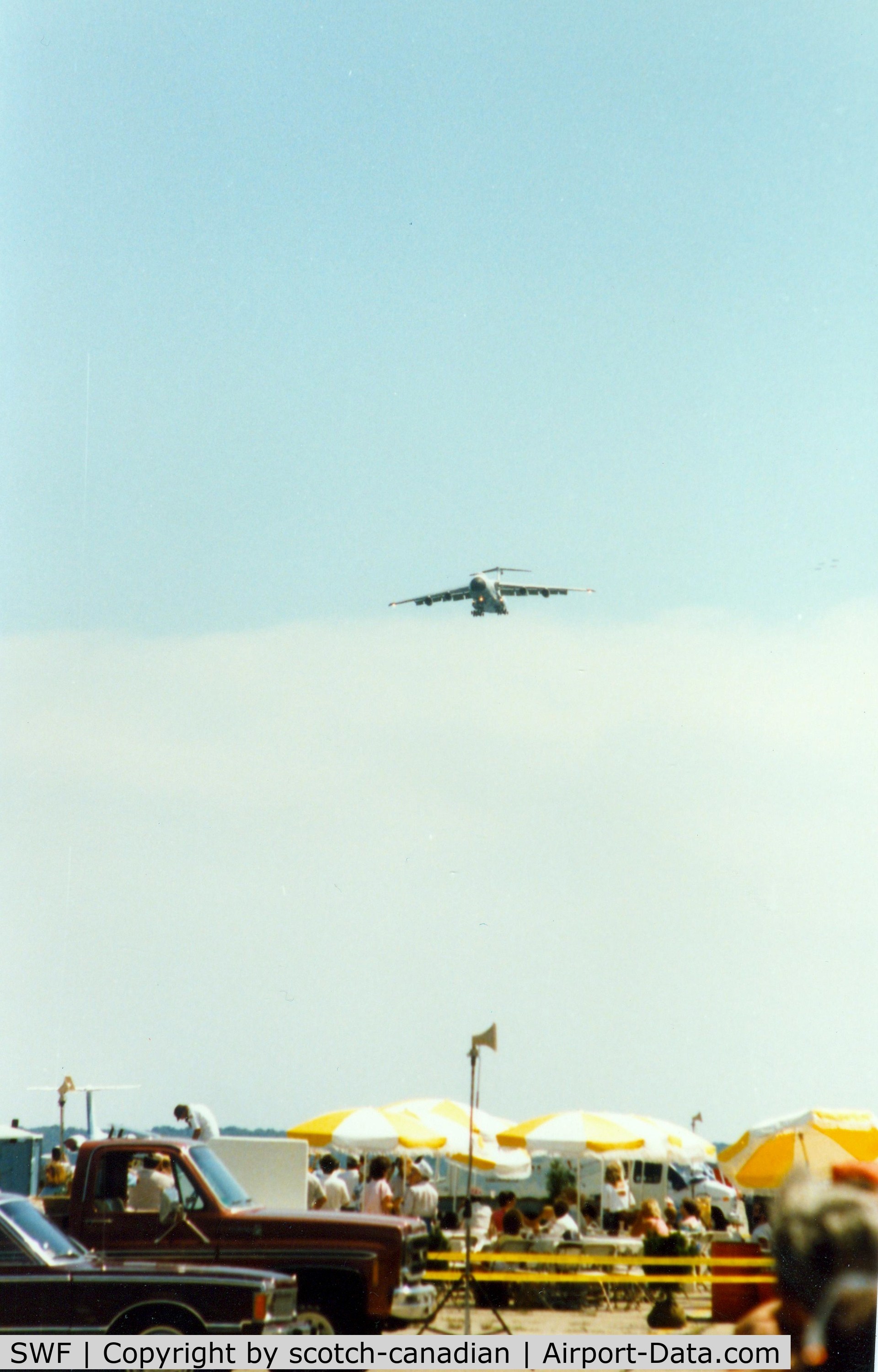 Stewart International Airport (SWF) - C-5A Galaxy at Stewart International Airport, Newburgh, NY - 1987