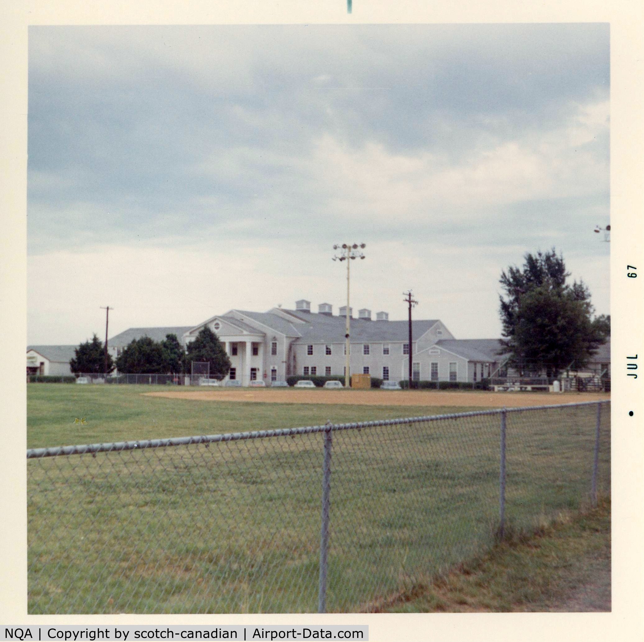Millington Regional Jetport Airport (NQA) - Administration Building at Naval Air Station - Memphis, Millington, TN - 1967