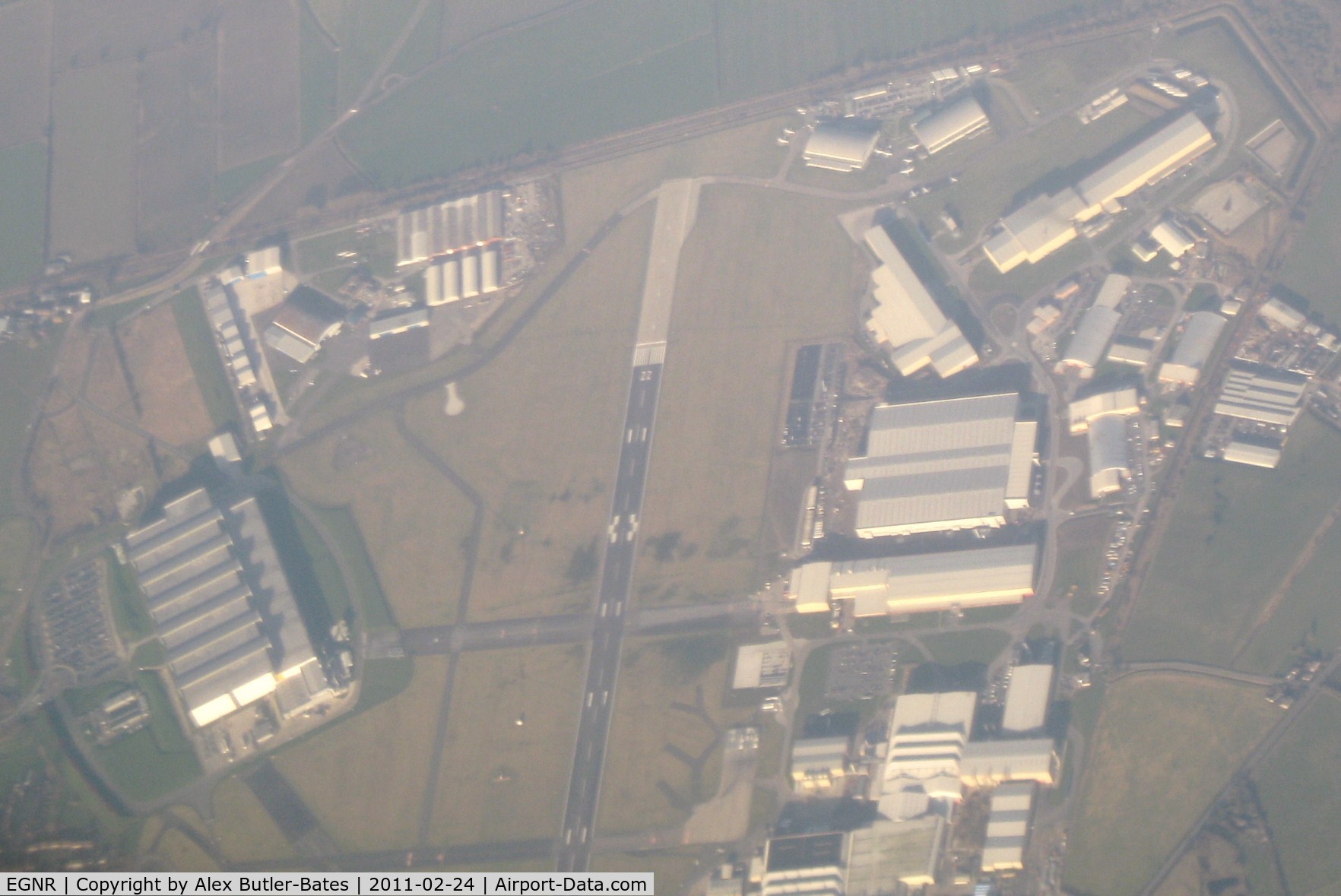 Hawarden Airport, Chester, England United Kingdom (EGNR) - DUB-BHX on ryanair, crusing over Hawarden 