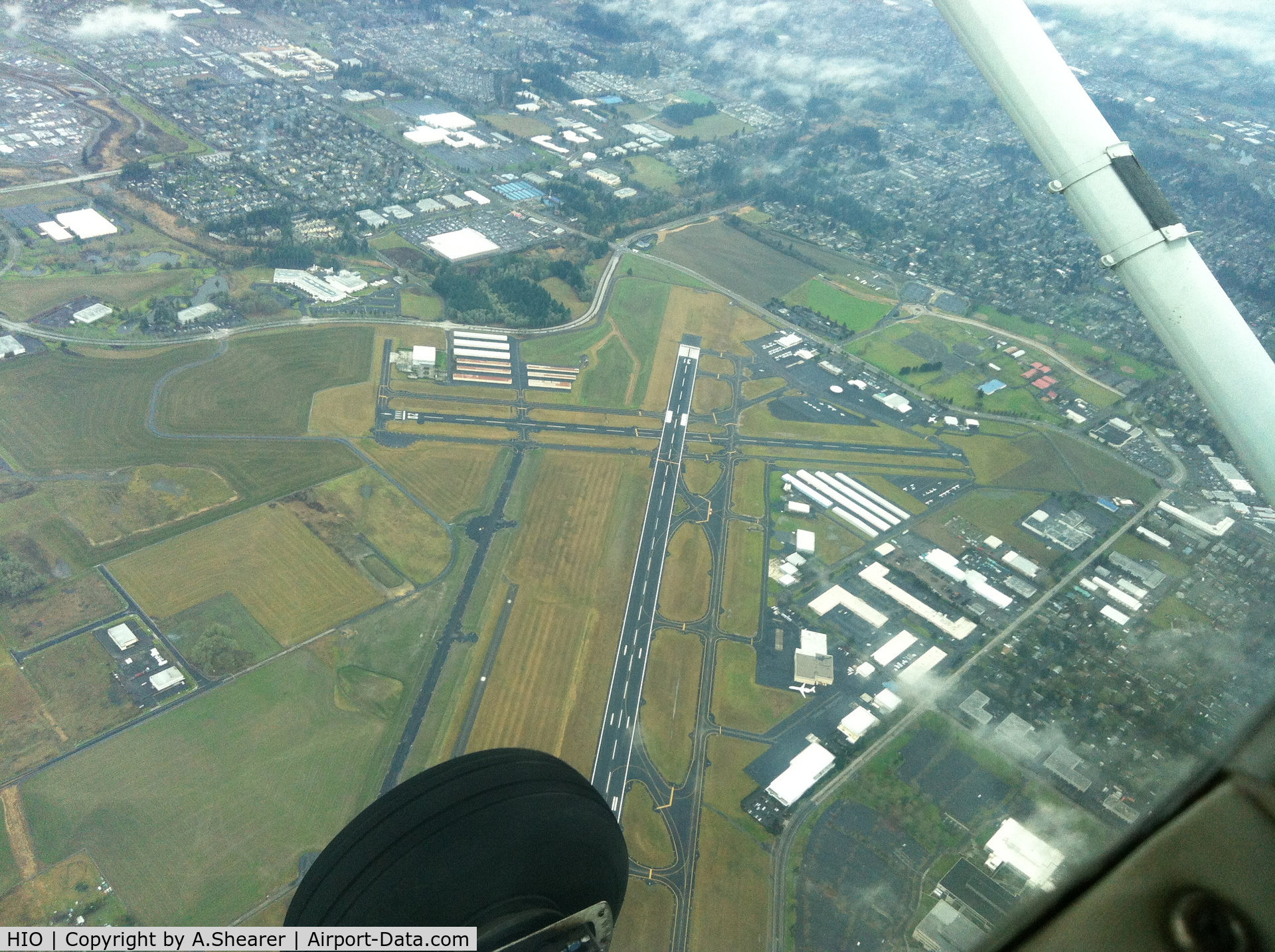 Portland-hillsboro Airport (HIO) - Portland-Hillsboro Airport as seen from a C172