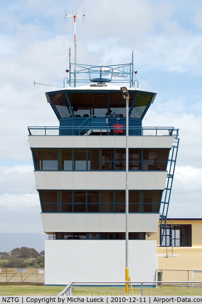 Tauranga Airport, Tauranga New Zealand (NZTG) - Tower at Tauranga