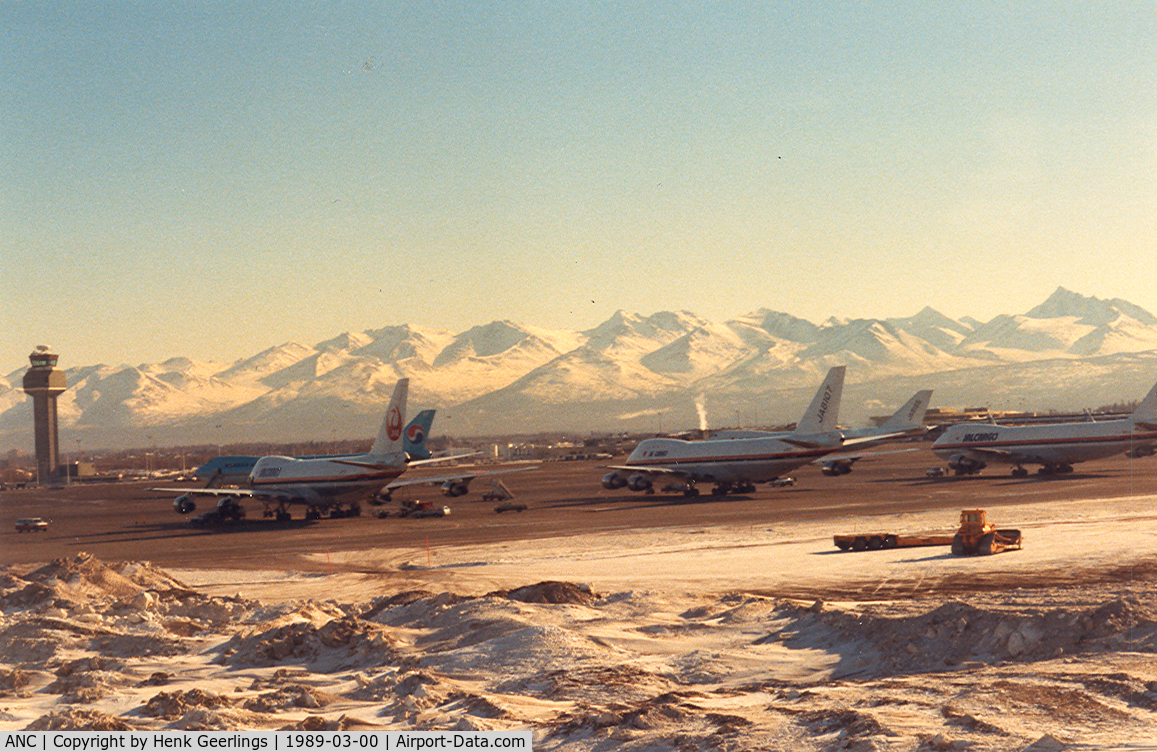 Ted Stevens Anchorage International Airport (ANC) - Anchorage International Airport - March 1989