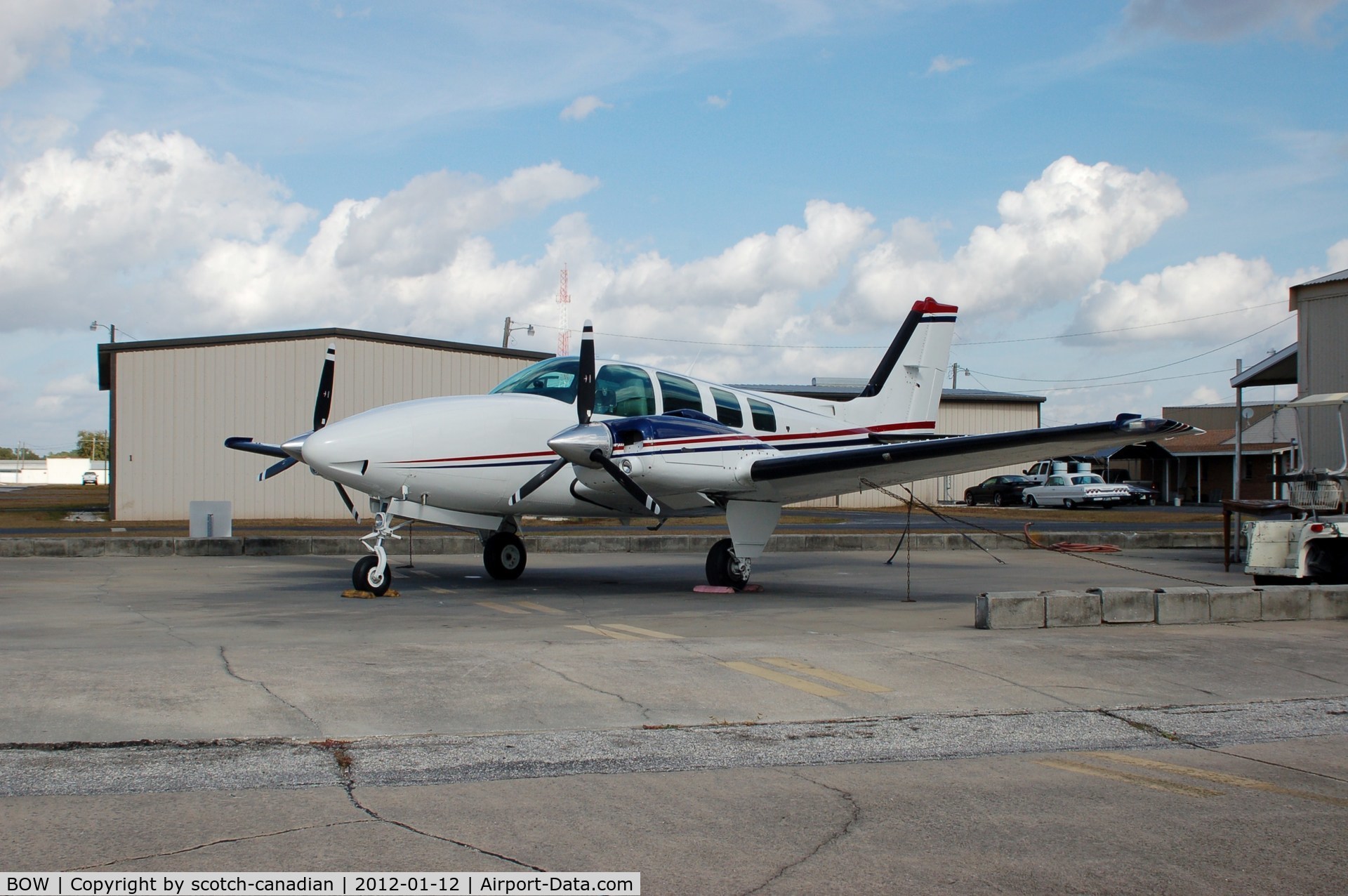 Bartow Municipal Airport (BOW) - Beech B58 Baron at Bartow Municipal Airport, Bartow, FL 