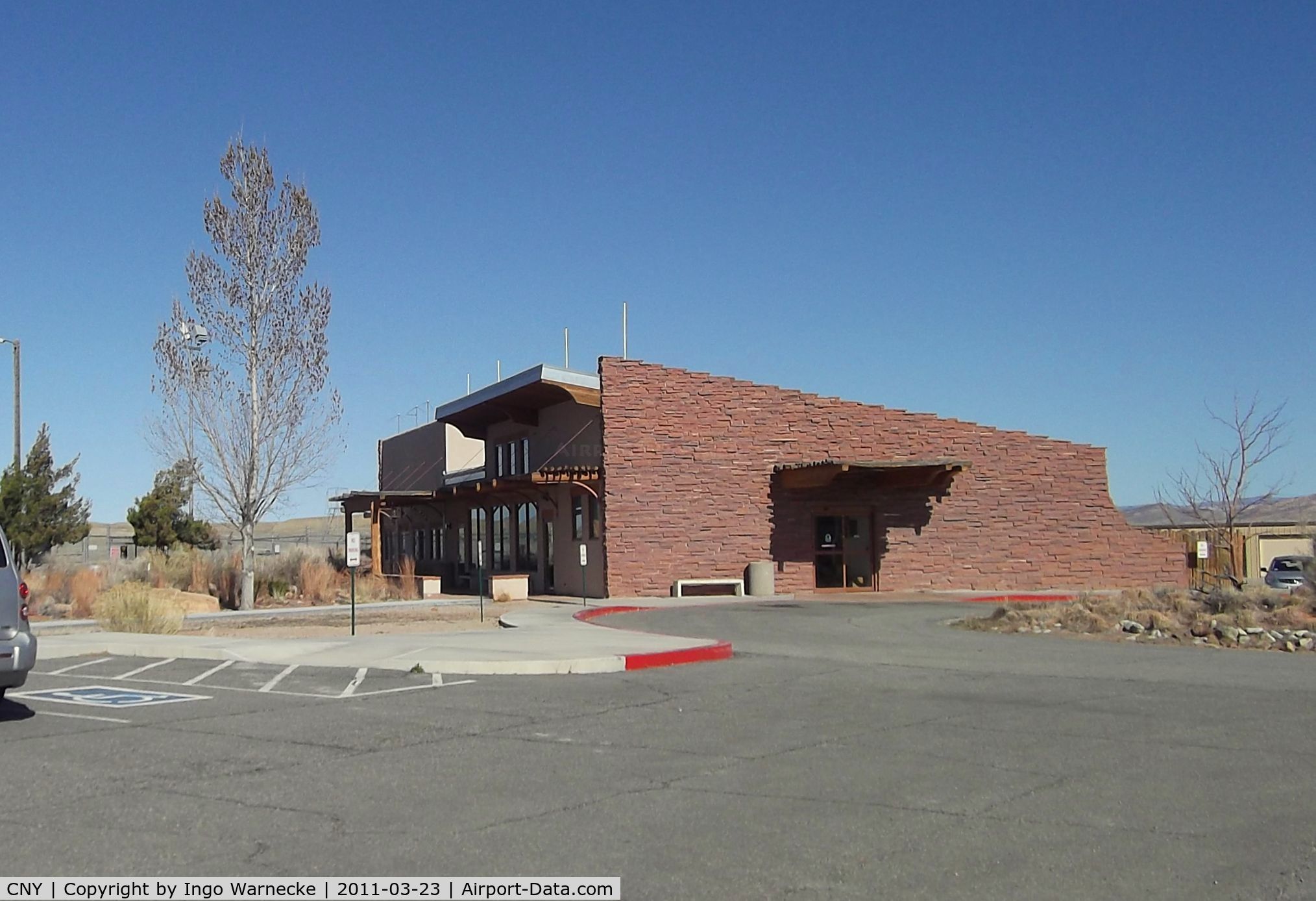 Canyonlands Field Airport (CNY) - the terminal at Canyonlands Field airport, Moab UT