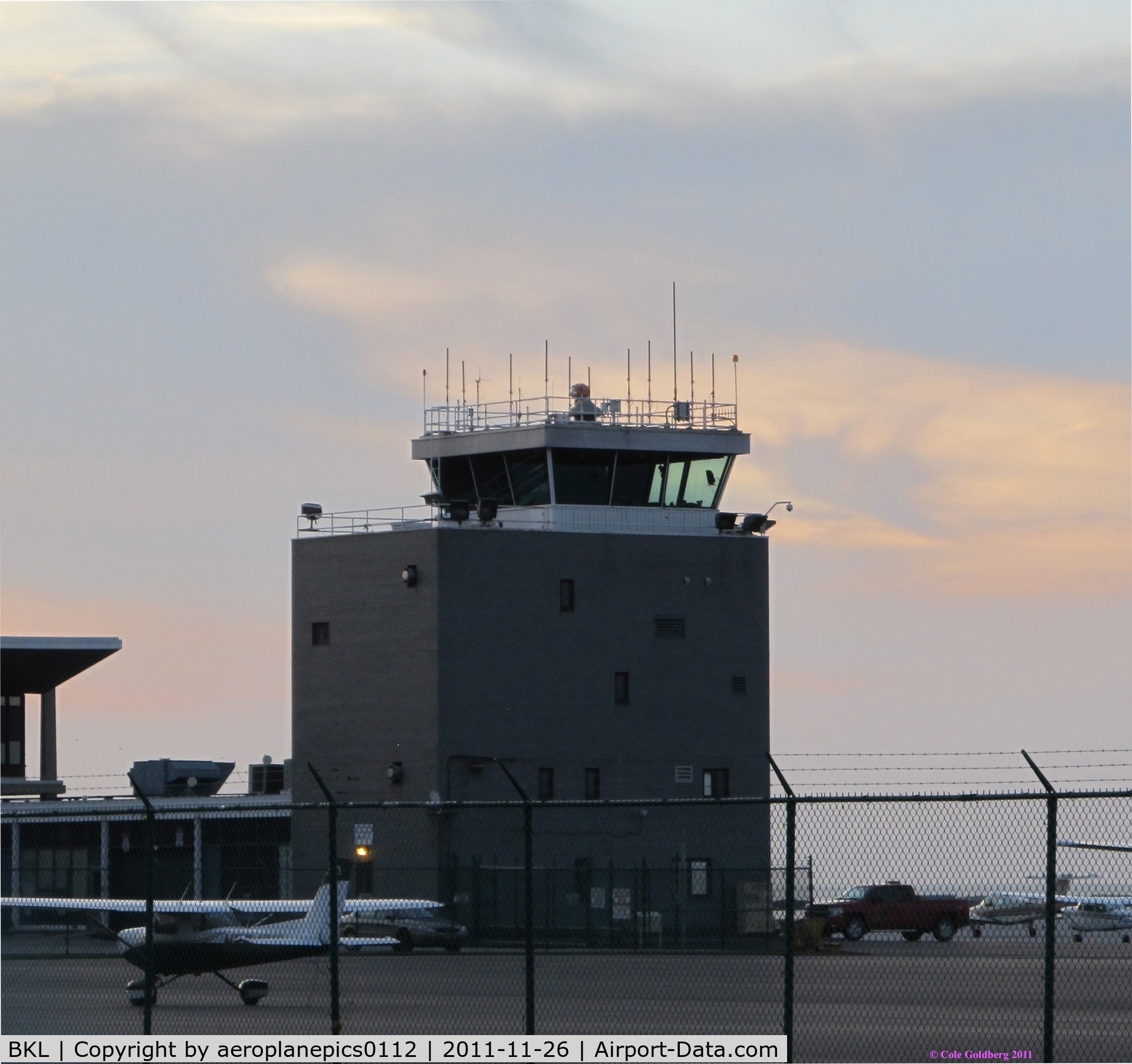Burke Lakefront Airport (BKL) - Shot at sundown