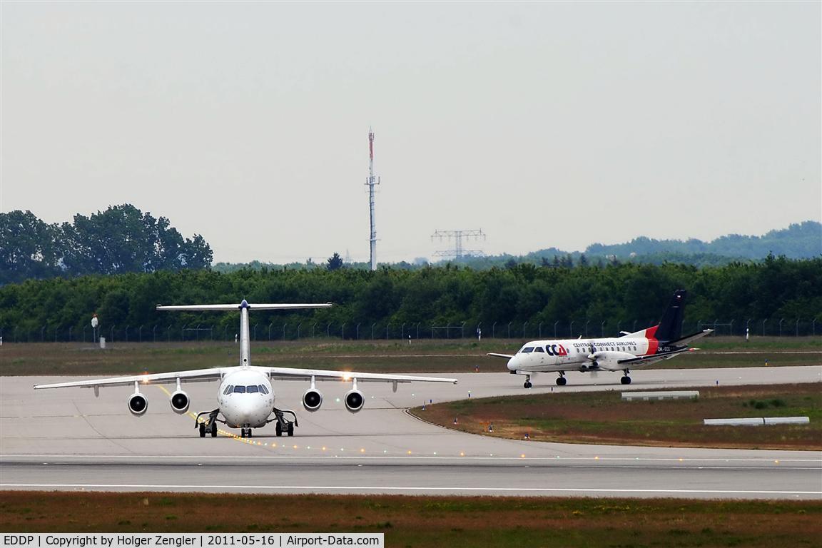 Leipzig/Halle Airport, Leipzig/Halle Germany (EDDP) - Lining up for further operations on rwy 26R....