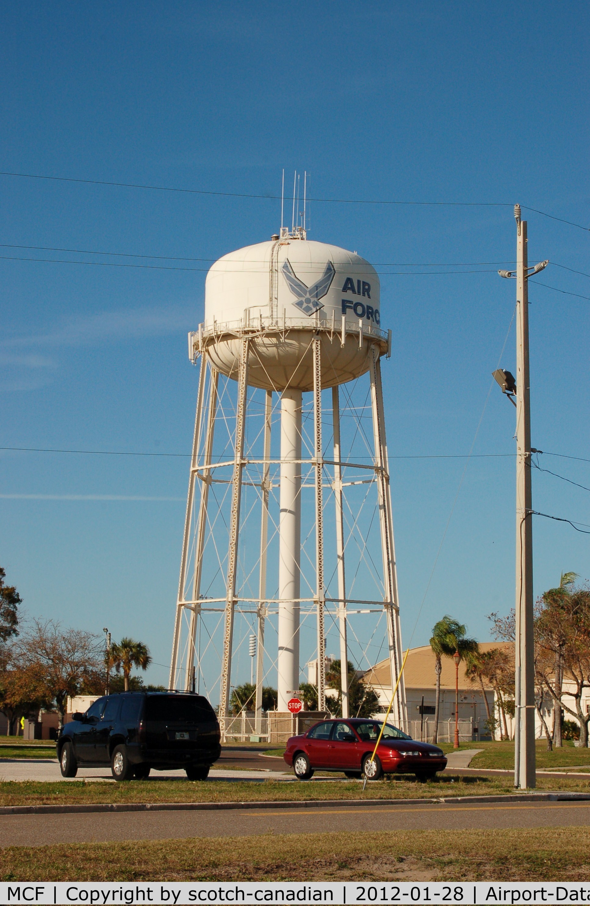 Mac Dill Afb Airport (MCF) - Water Tank at MacDill AFB, Tampa, FL